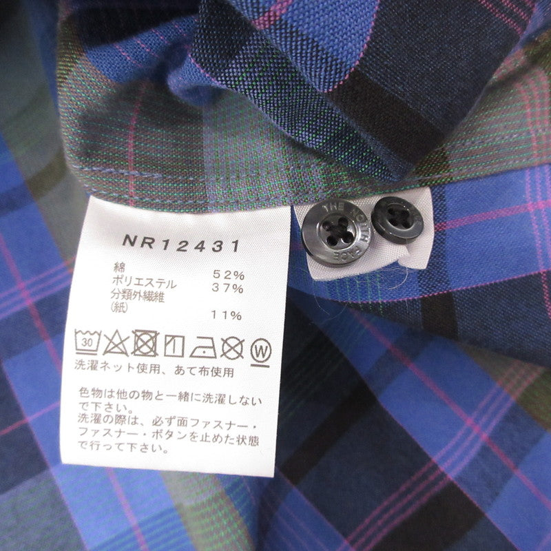 【中古】THE NORTH FACE | ザ・ノースフェイス L/S MADRAS SHIRT 長袖シャツ NR12431 サイズ:M