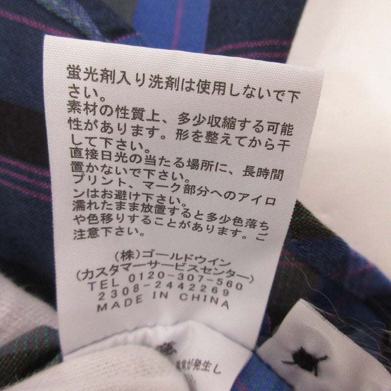 【中古】THE NORTH FACE | ザ・ノースフェイス L/S MADRAS SHIRT 長袖シャツ NR12431 サイズ:M