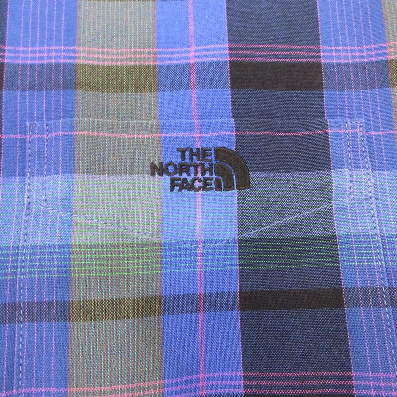 【中古】THE NORTH FACE | ザ・ノースフェイス L/S MADRAS SHIRT 長袖シャツ NR12431 サイズ:M