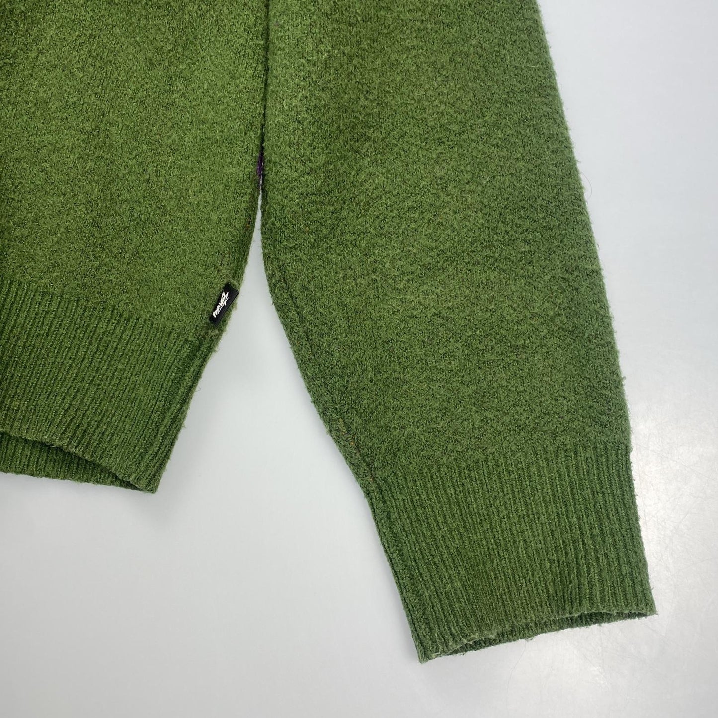 【中古】STUSSY | ステューシー PAISLEY SWEATER セーター 117118 年式:2022S/S グリーン サイズ:M