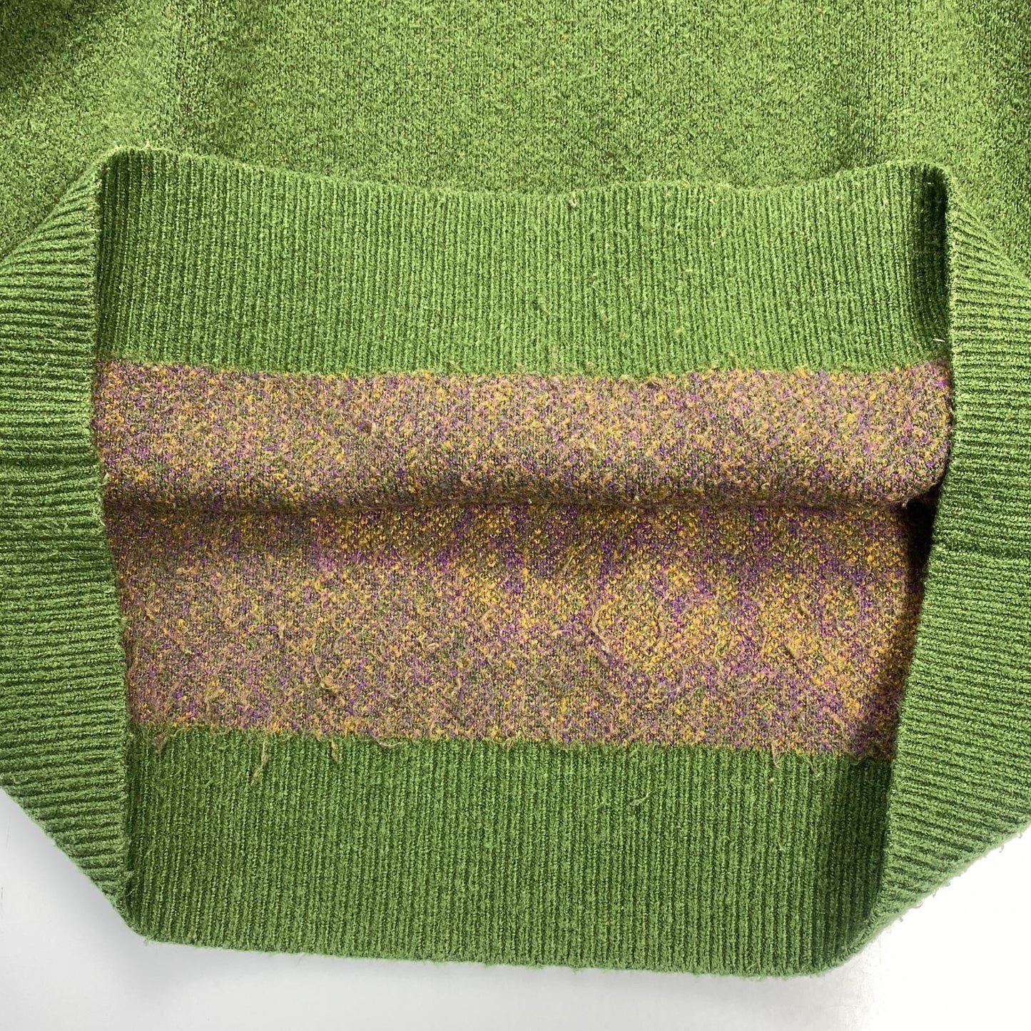 【中古】STUSSY | ステューシー PAISLEY SWEATER セーター 117118 年式:2022S/S グリーン サイズ:M