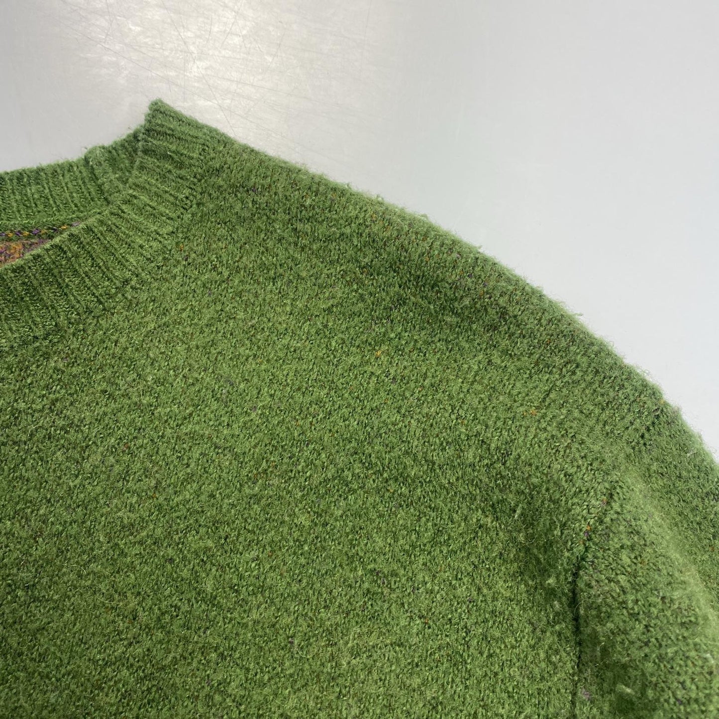 【中古】STUSSY | ステューシー PAISLEY SWEATER セーター 117118 年式:2022S/S グリーン サイズ:M