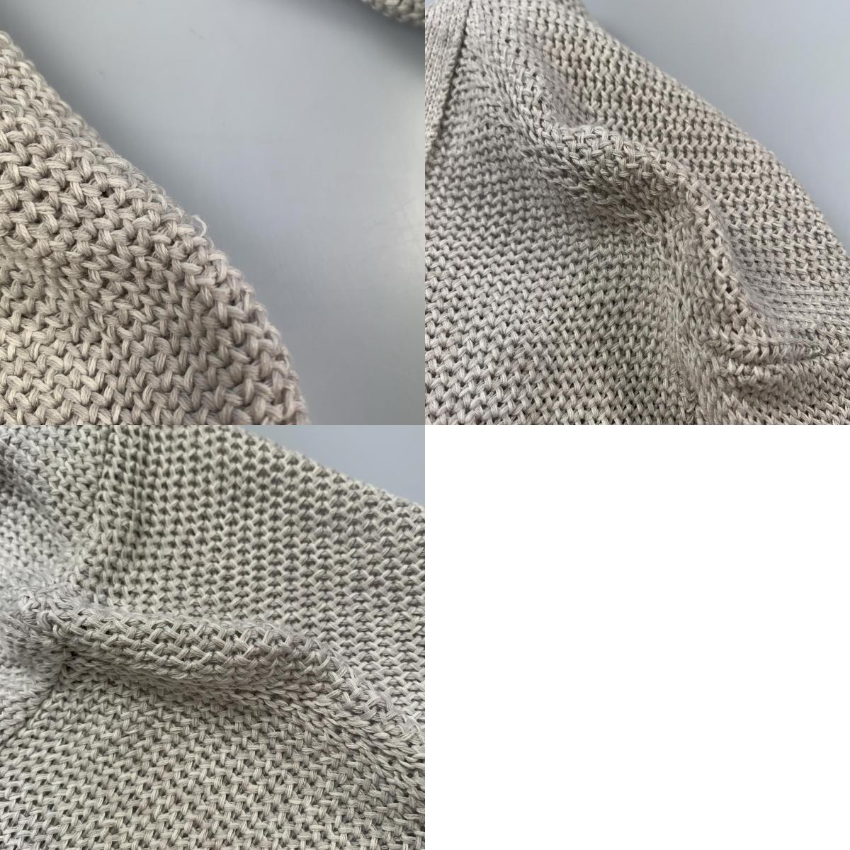 TOMORROWLAND | TOMORROWLAND Gima Cotton Linen V-Neck Cardigan Cardigan 63-02-41-02001 2024S/S Gray Size: M