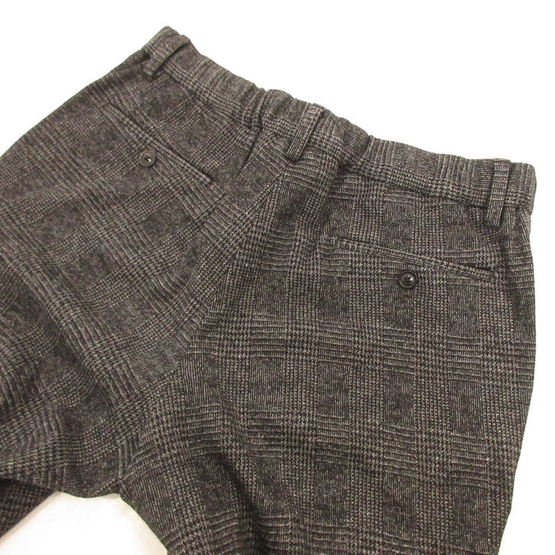 TOMORROWLAND | Tomorrowland Wool Cotton Double Jacquard Easy Slacks Pants 63-04-35-04353 Gray Size: S