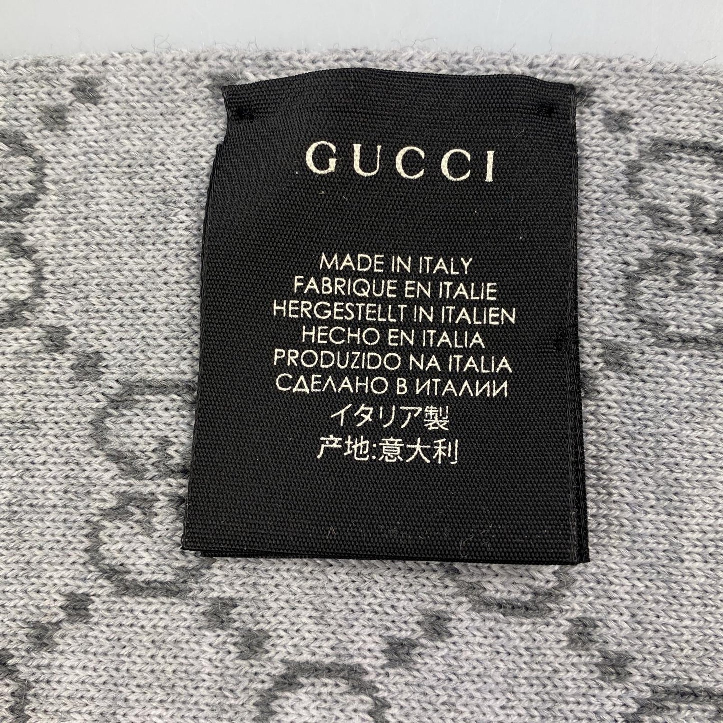 【中古】GUCCI | グッチ GG柄 マフラー 325806 3G206 国内正規品