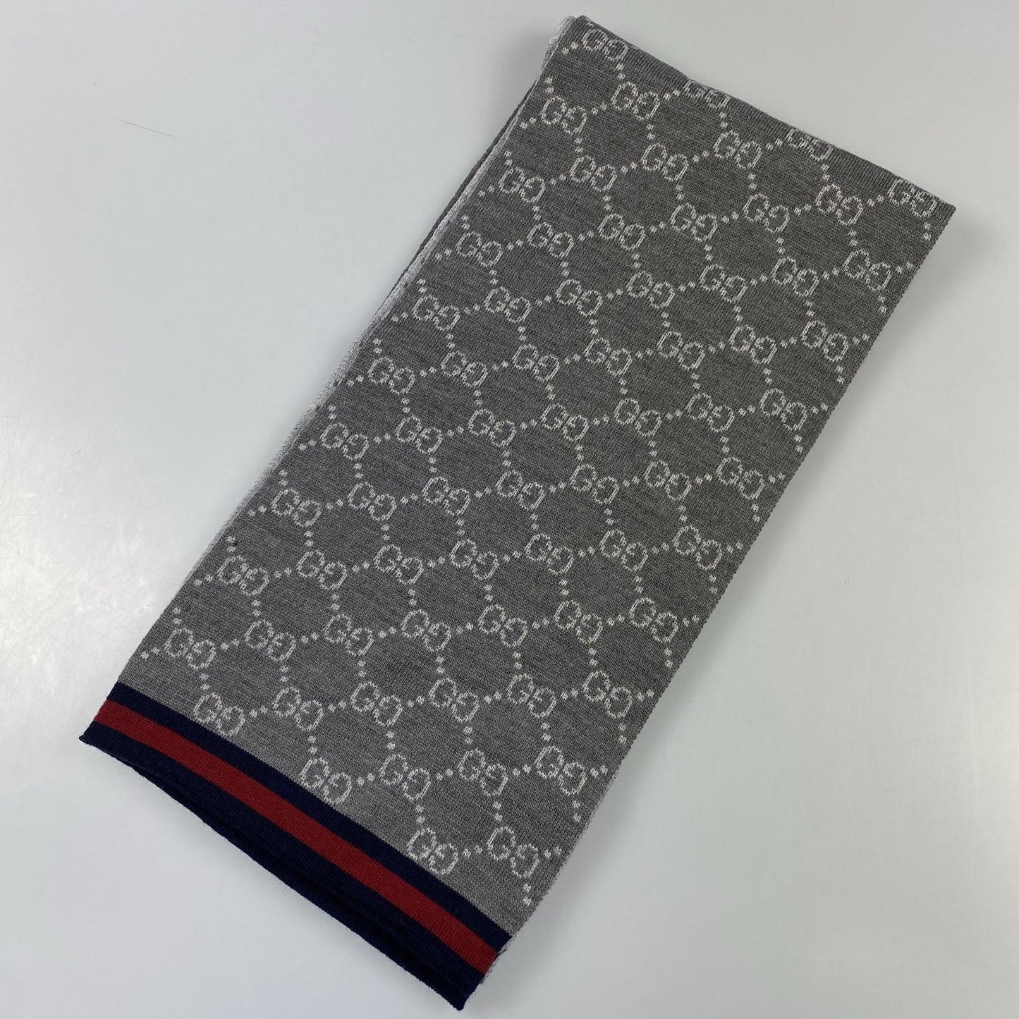 【中古】GUCCI | グッチ GG柄 マフラー 325806 3G206 国内正規品