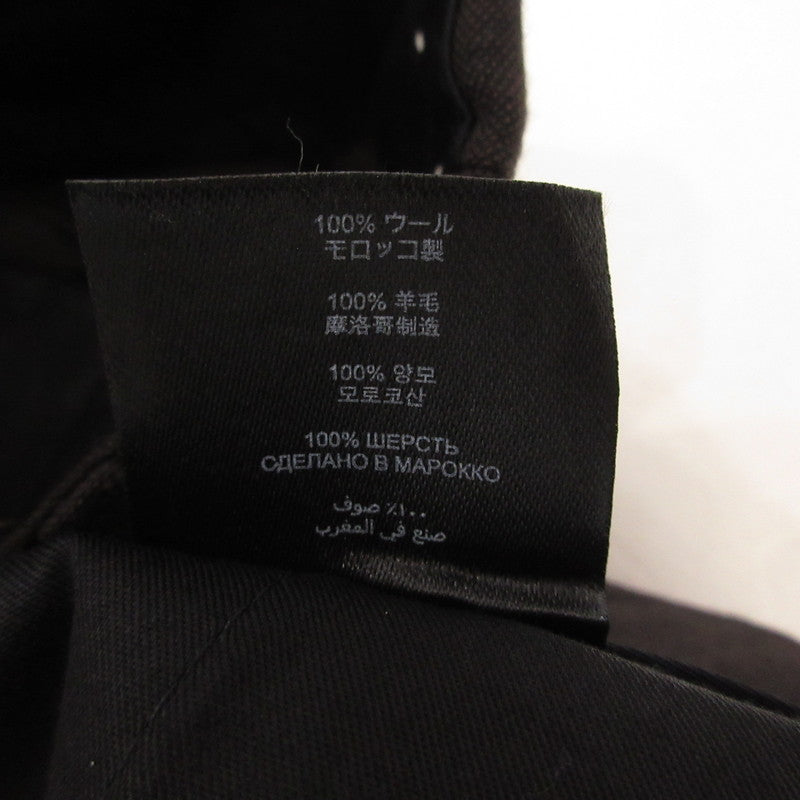 【中古】DRIES VAN NOTEN | ドリスヴァンノッテン ウール2タックスラックス その他ボトムス TOMORROWLAND正規 ブラウン サイズ:46