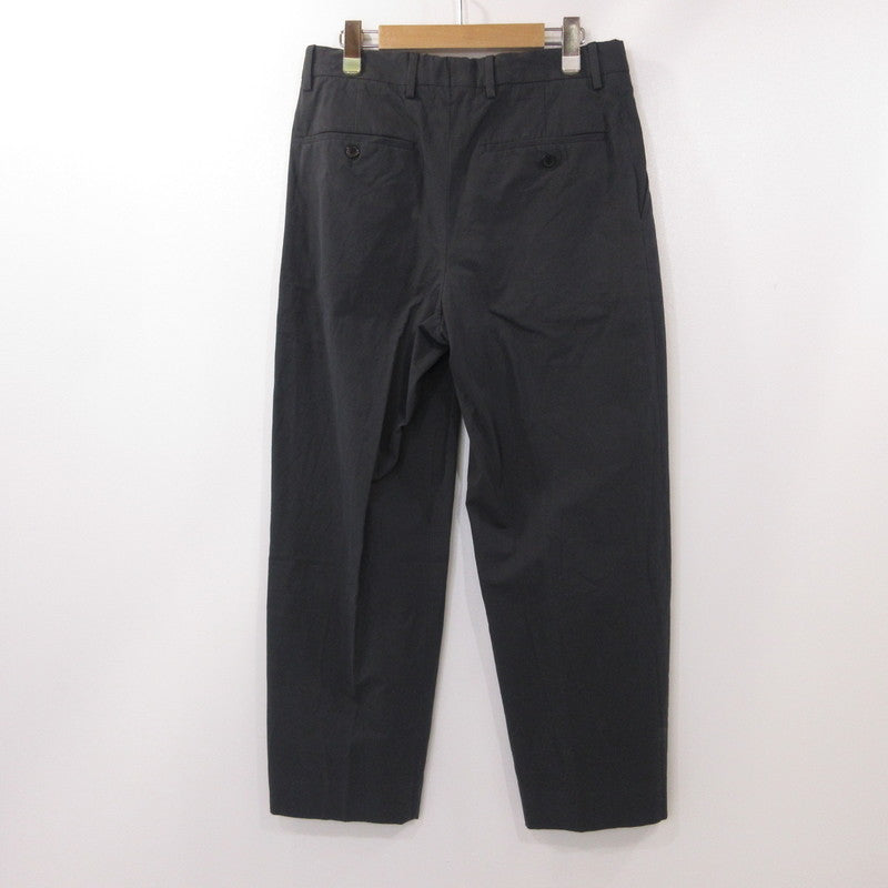 【中古】DRIES VAN NOTEN | ドリスヴァンノッテン コットン2タックスラックス その他ボトムス グレー サイズ:46