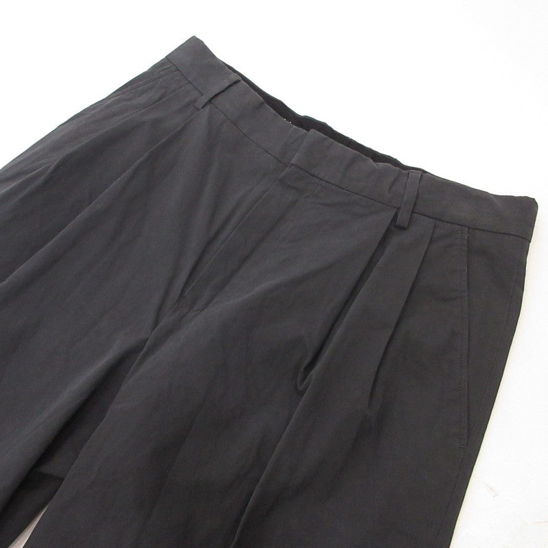 【中古】DRIES VAN NOTEN | ドリスヴァンノッテン コットン2タックスラックス その他ボトムス グレー サイズ:46