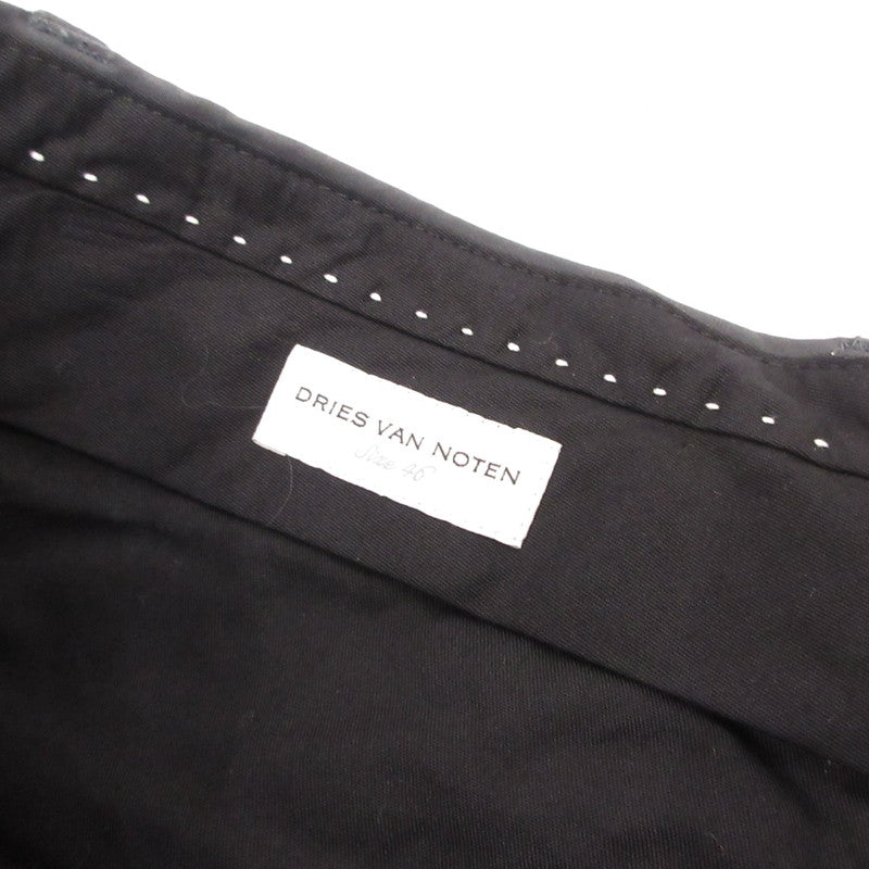 【中古】DRIES VAN NOTEN | ドリスヴァンノッテン コットン2タックスラックス その他ボトムス グレー サイズ:46