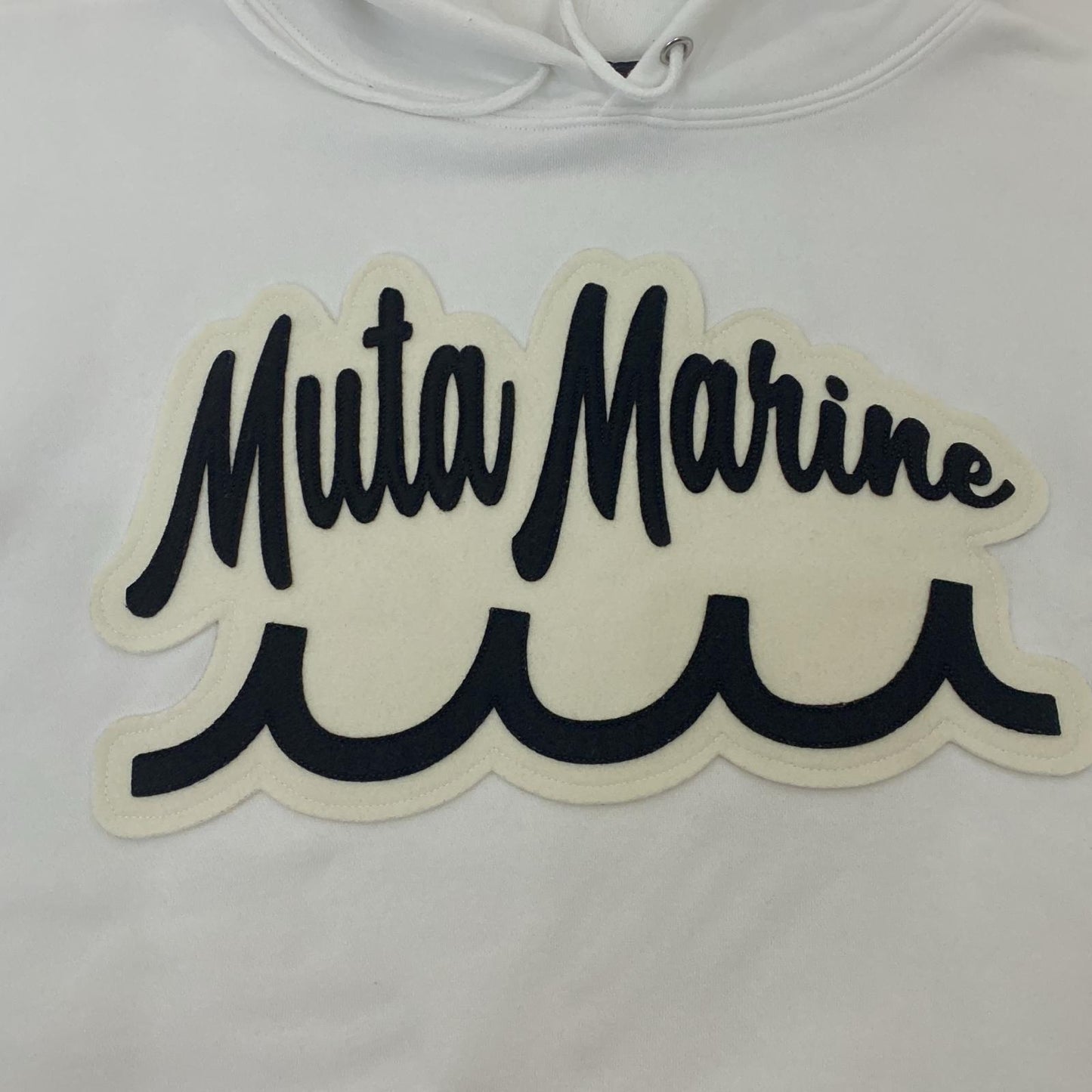 【中古】ACANTHUS | アカンサス Script Logo Hooded Sweatshirts パーカー MA2432 ホワイト サイズ:XL