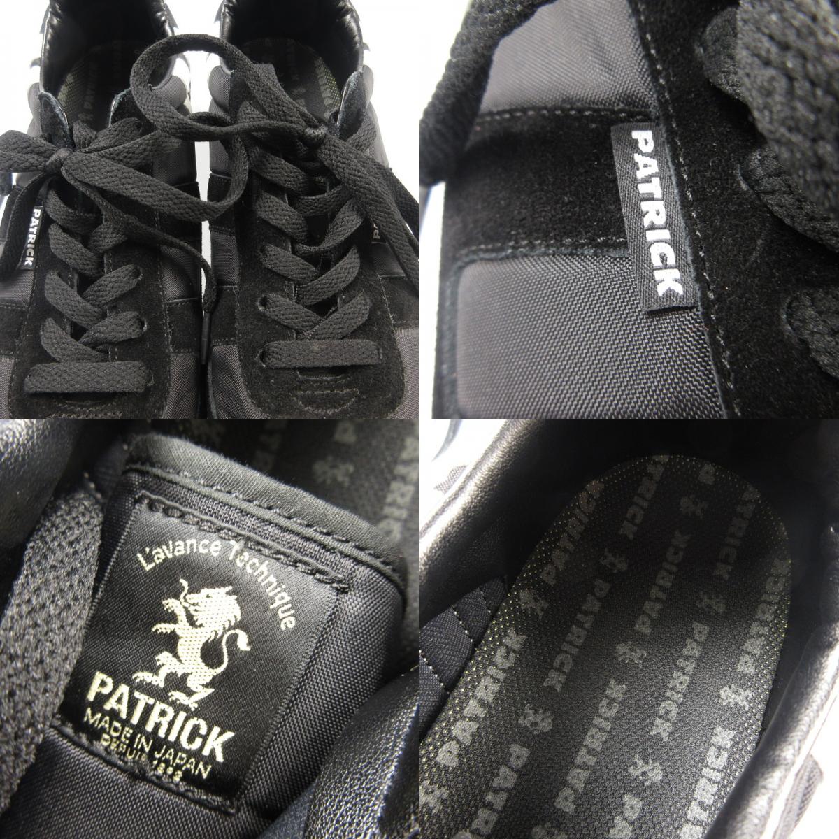 【中古】PATRICK | パトリック CALIFORNIE スニーカー 522101 ブラック