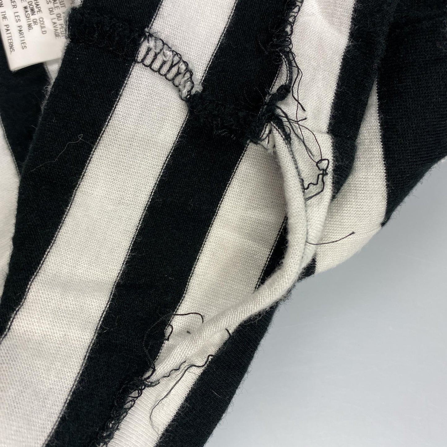 【中古】Yohji Yamamoto POUR HOMME | ヨウジヤマモトプールオム BORDER STAFF TEE カットソー HW-T14-270 サイズ:3