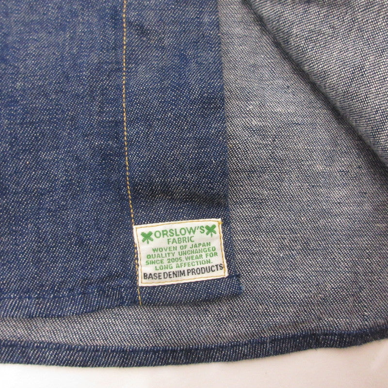 【中古】orSlow | オアスロウ BUTTON DOWN SHIRT その他トップス ネイビー サイズ:2