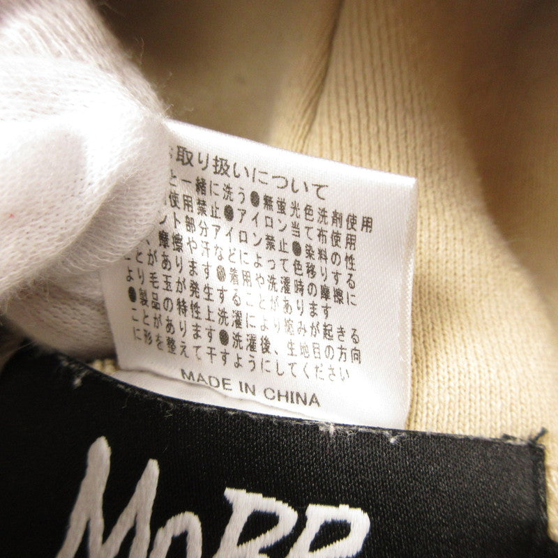 【中古】MOBB | モブ HEART DRIP WAPPEN HOODIE パーカー ベージュ サイズ:S