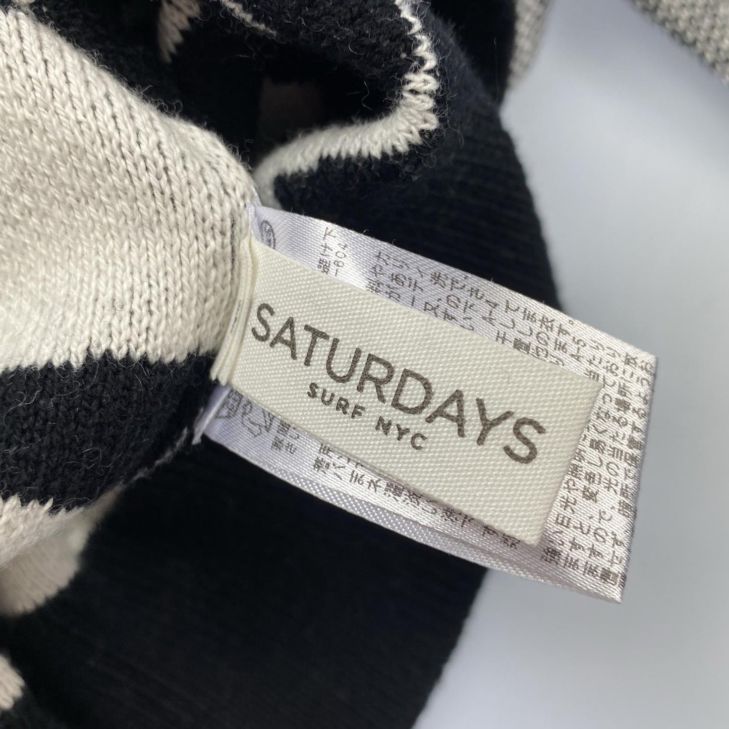 【中古】SATURDAYS NYC | サタデーズ サタデイズ セーター BBM-1528-A グレー サイズ:S