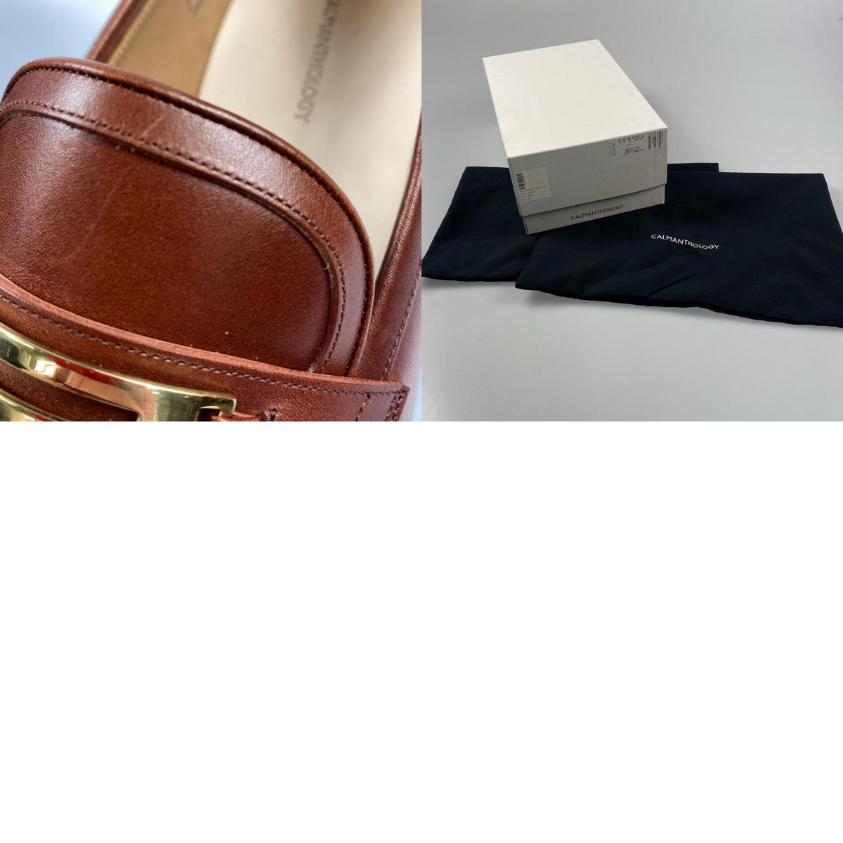 【中古】 EVENING LOAFER ローファー A6603 UK7(26.0cm程度) ブラウン