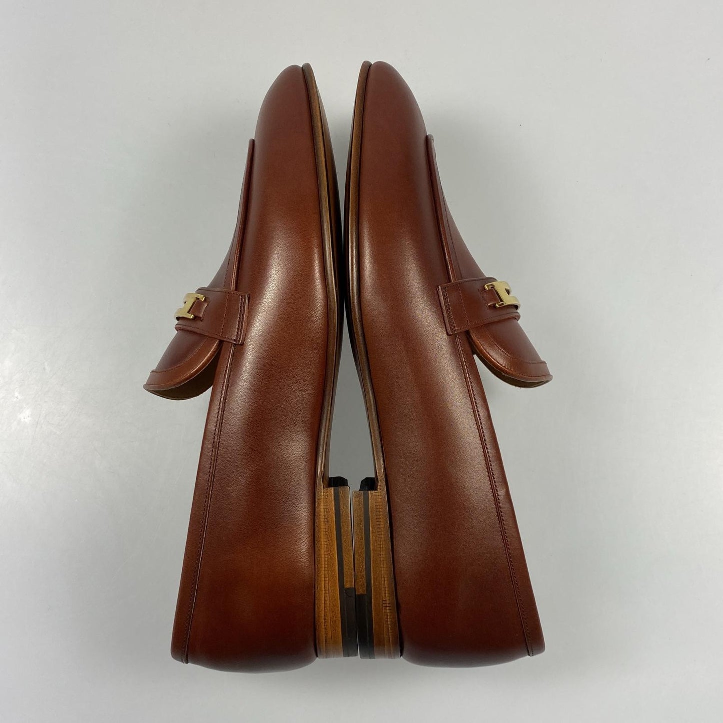 【中古】 EVENING LOAFER ローファー A6603 UK7(26.0cm程度) ブラウン
