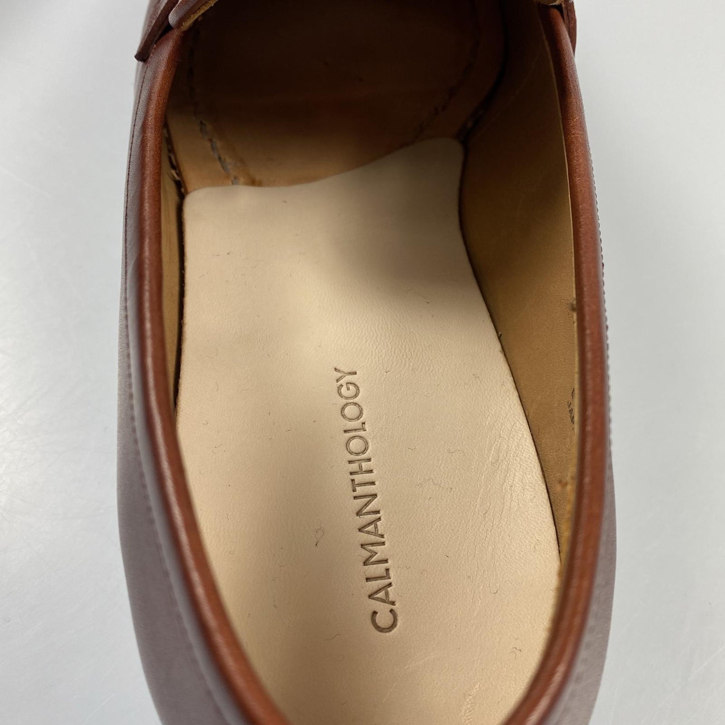 【中古】 EVENING LOAFER ローファー A6603 UK7(26.0cm程度) ブラウン