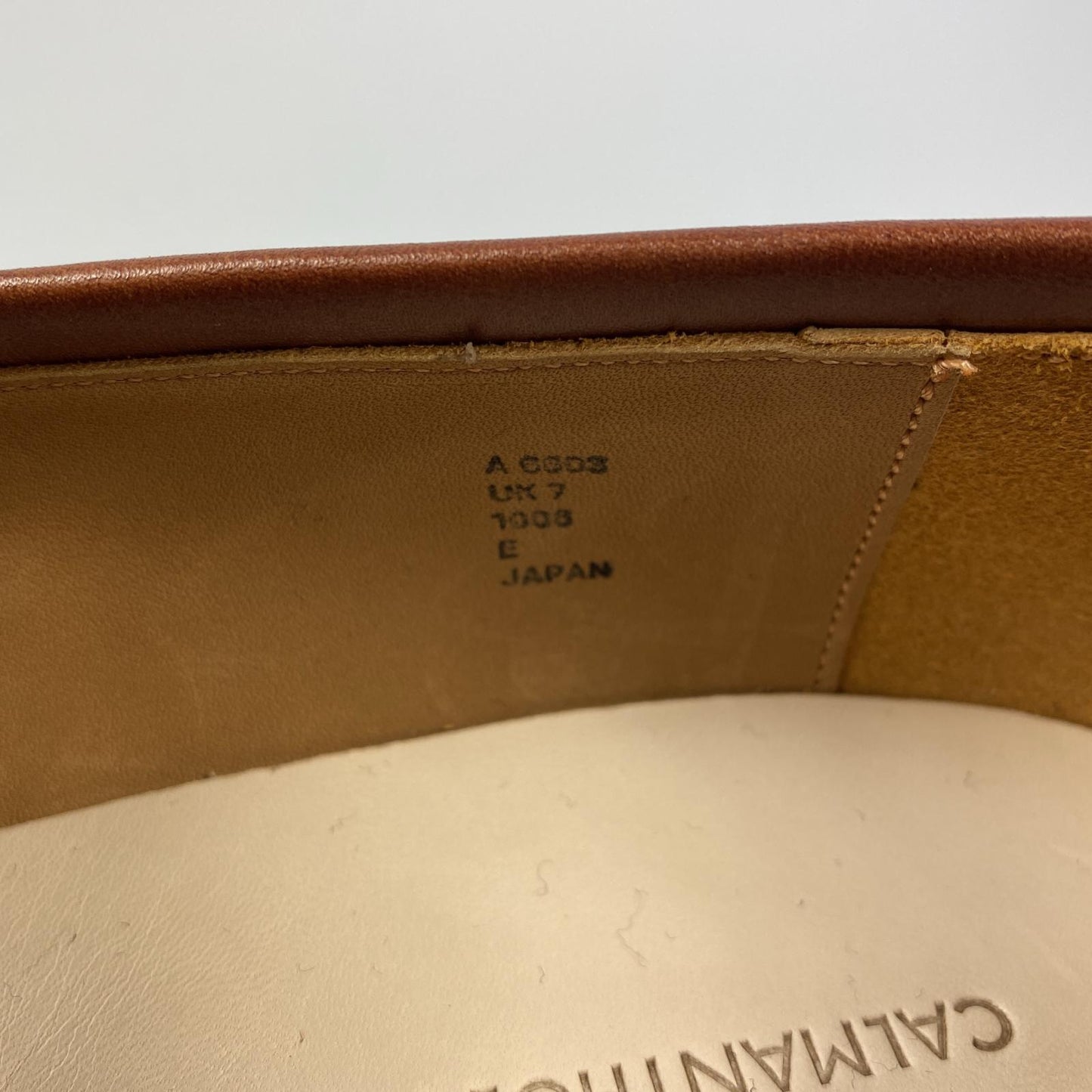 【中古】 EVENING LOAFER ローファー A6603 UK7(26.0cm程度) ブラウン