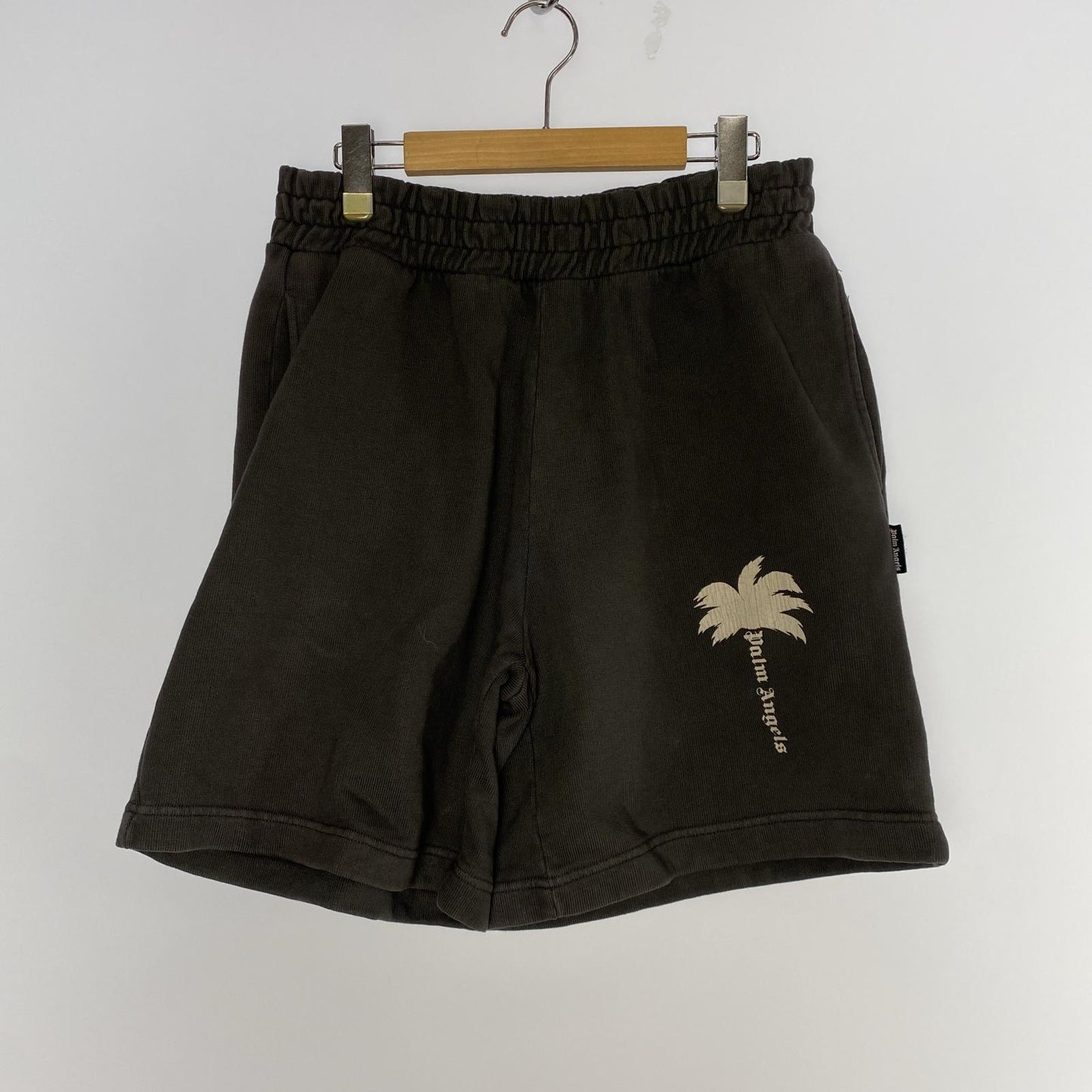 【中古】Palm Angels | パームエンジェルス Bermuda In Felpa ショートパンツ PMCI010S24FLE003 国内正規品 グレー サイズ:XS