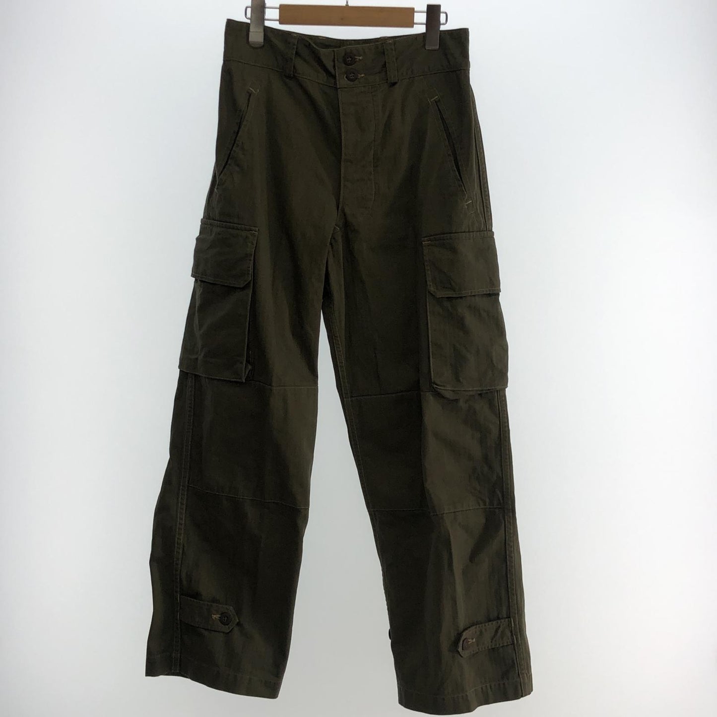 【中古】orSlow | オアスロウ M-47 French Army Cargo Pant カーゴパンツ オリーブ サイズ:S