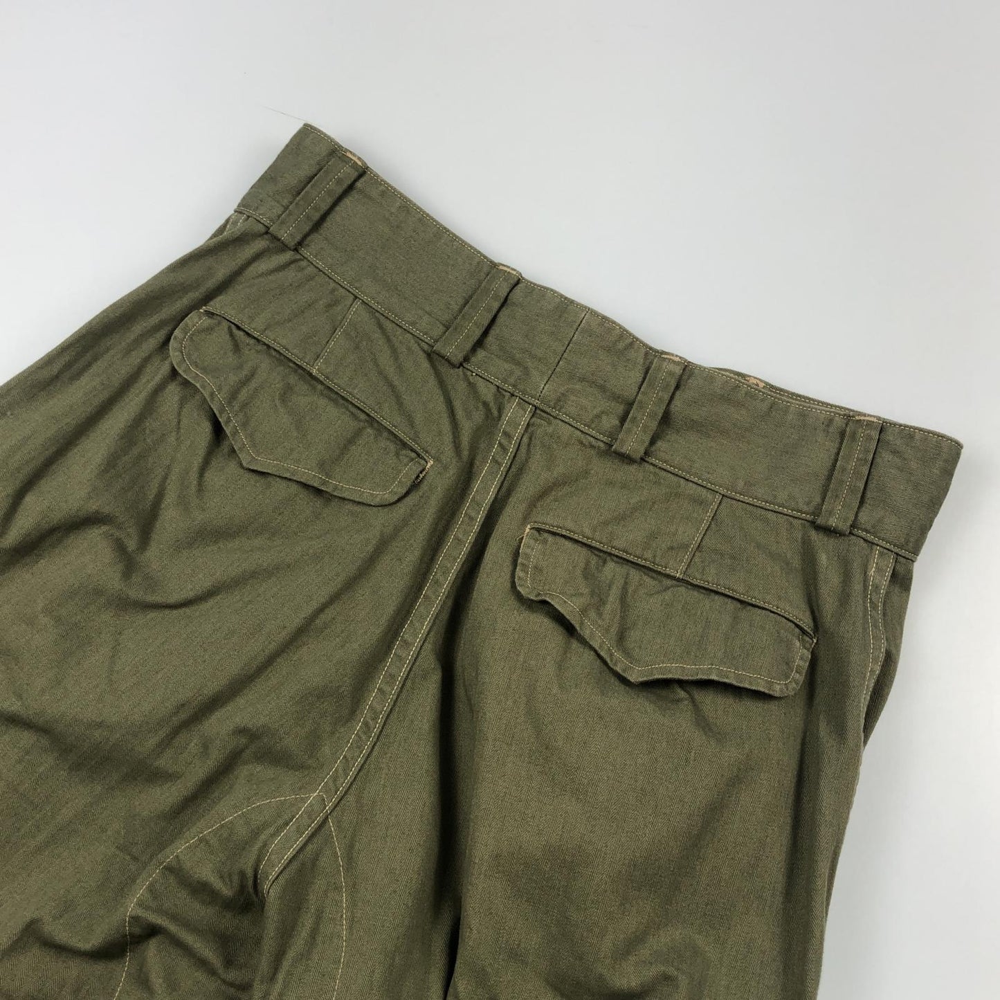 【中古】orSlow | オアスロウ M-47 French Army Cargo Pant カーゴパンツ オリーブ サイズ:S