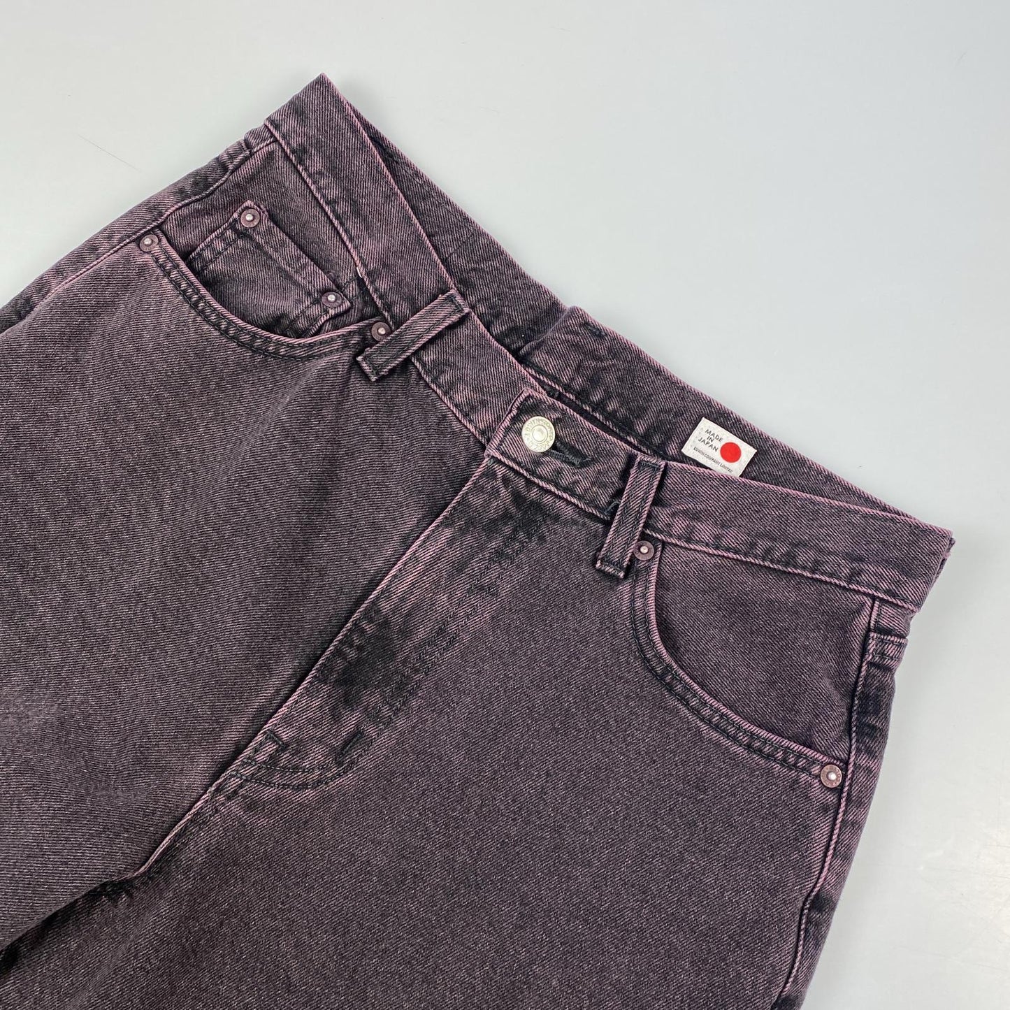 【中古】EDWIN | エドウィン WIDE TAPERD デニムパンツ K80230 パープル サイズ:S