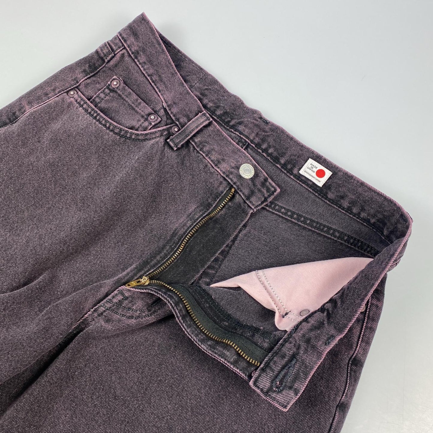 【中古】EDWIN | エドウィン WIDE TAPERD デニムパンツ K80230 パープル サイズ:S