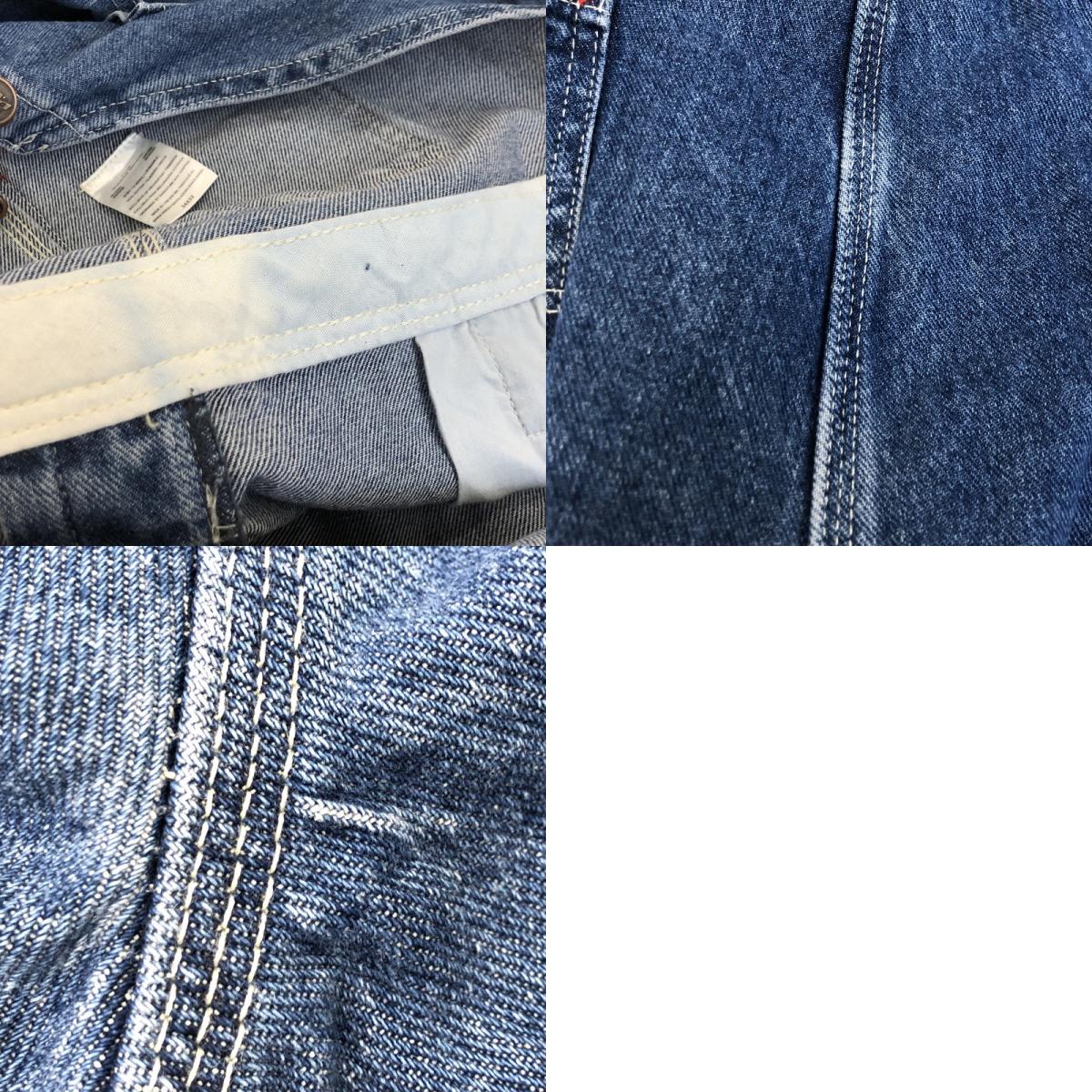 【中古】Dickies | ディッキーズ STONEWASHED INDIGO BIB OVERALL オーバーオール 8396SNB W:34 ブルー