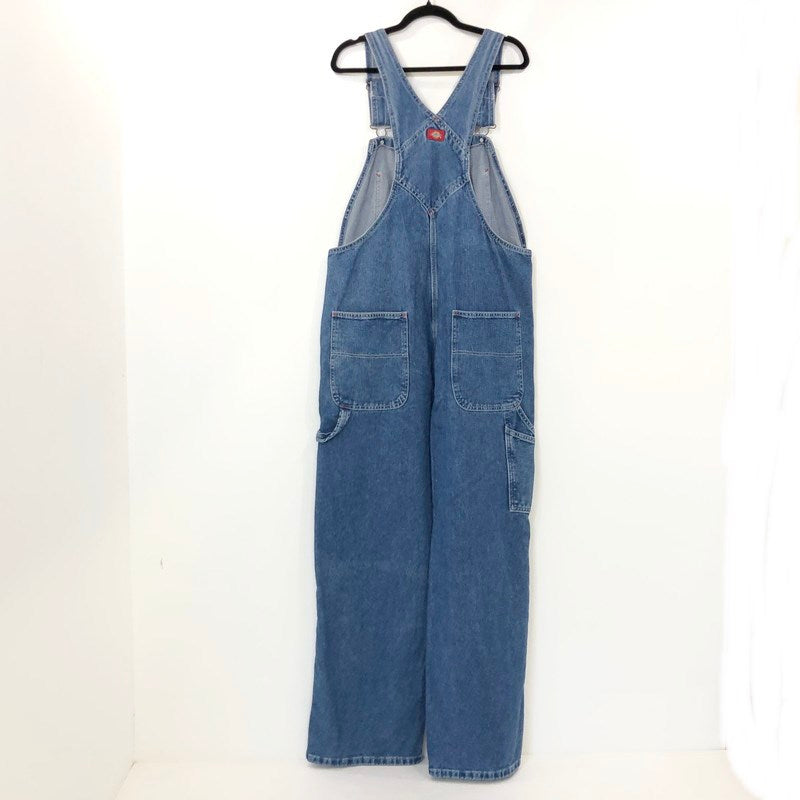 【中古】Dickies | ディッキーズ STONEWASHED INDIGO BIB OVERALL オーバーオール 8396SNB W:34 ブルー