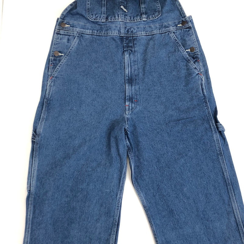 【中古】Dickies | ディッキーズ STONEWASHED INDIGO BIB OVERALL オーバーオール 8396SNB W:34 ブルー