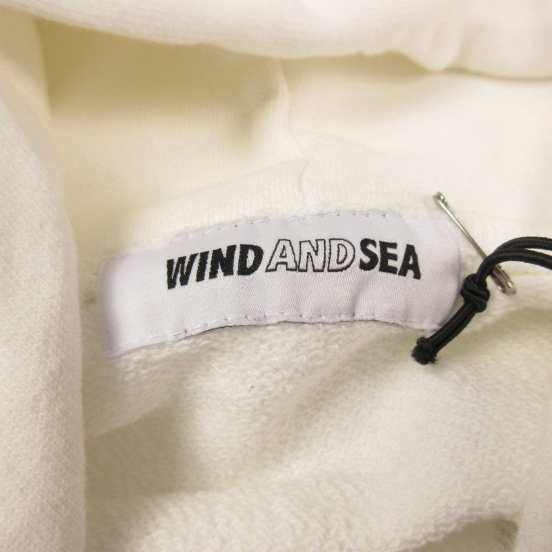【中古】WIND AND SEA | ウィンダンシーウインダンシー EXCLUSIVE HOODIE パーカー WDS-BTP19A-CS-04 ×BIOTOP/福岡店限定 ホワイト サイズ:M