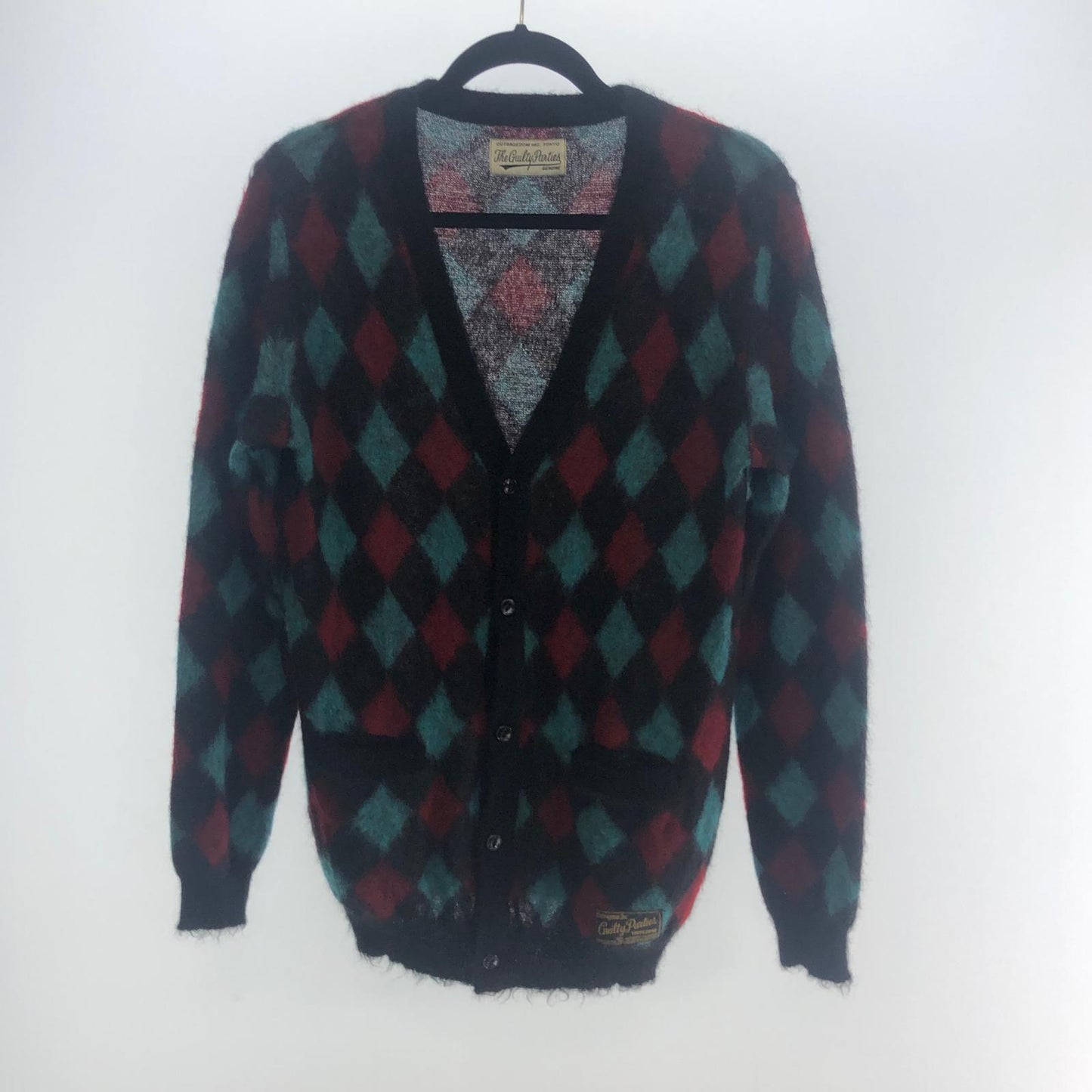 【中古】WACKOMARIA | ワコマリア DIAMOND MOHAIR CARDIGAN カーディガン 11AW-KNT-01 2011A/W サイズ:L