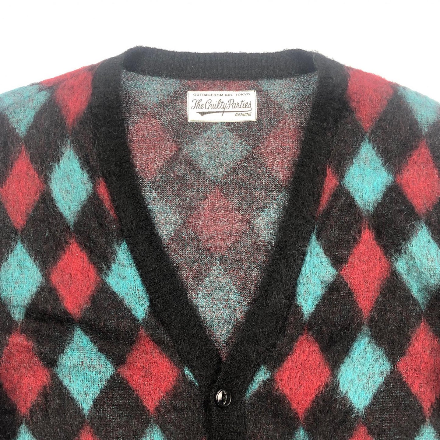 【中古】WACKOMARIA | ワコマリア DIAMOND MOHAIR CARDIGAN カーディガン 11AW-KNT-01 2011A/W サイズ:L