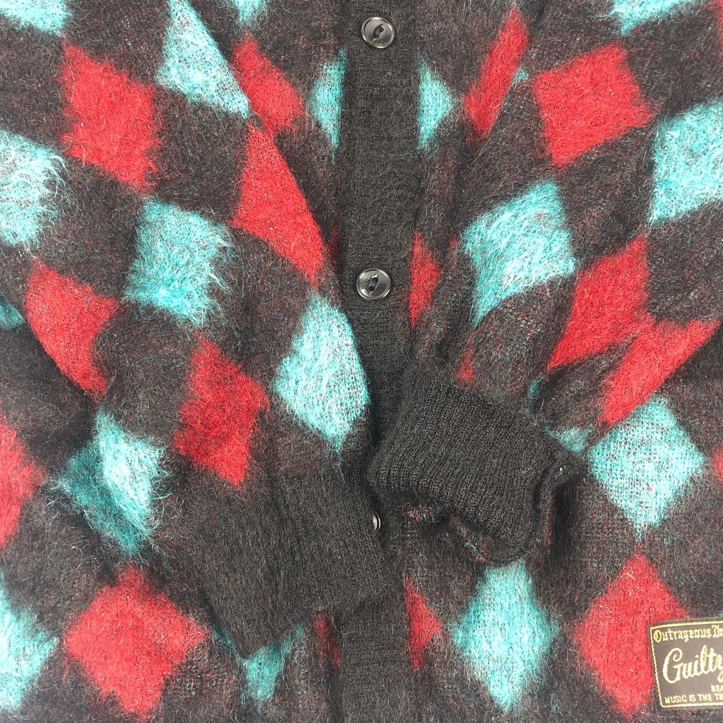 【中古】WACKOMARIA | ワコマリア DIAMOND MOHAIR CARDIGAN カーディガン 11AW-KNT-01 2011A/W サイズ:L