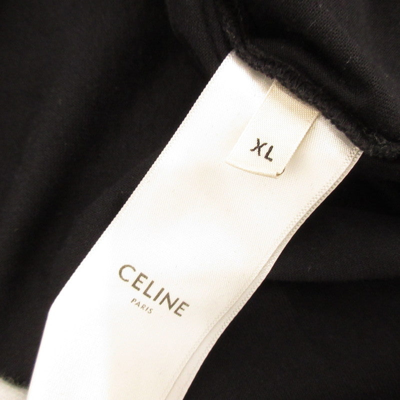【中古】CELINE | セリーヌ Labyrinthe Show Invitation Tee 半袖Tシャツ 2X308605G 国内正規品 ブラック サイズ:XL