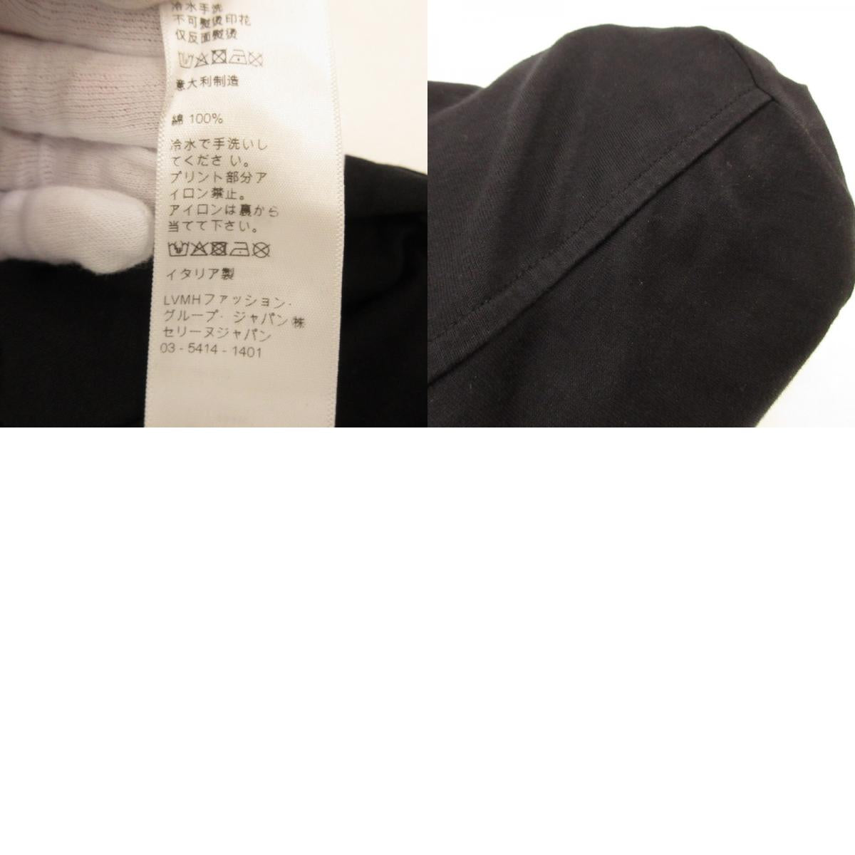 CELINE | CELINE Labyrinthe Show Invitation Tee Short-Sleeved T-shirt 2X308605G Domestic Product Black Size: XL