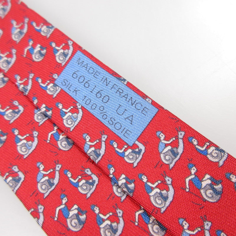 【中古】HERMES | エルメス SLOW COURSE ネクタイ 606160T