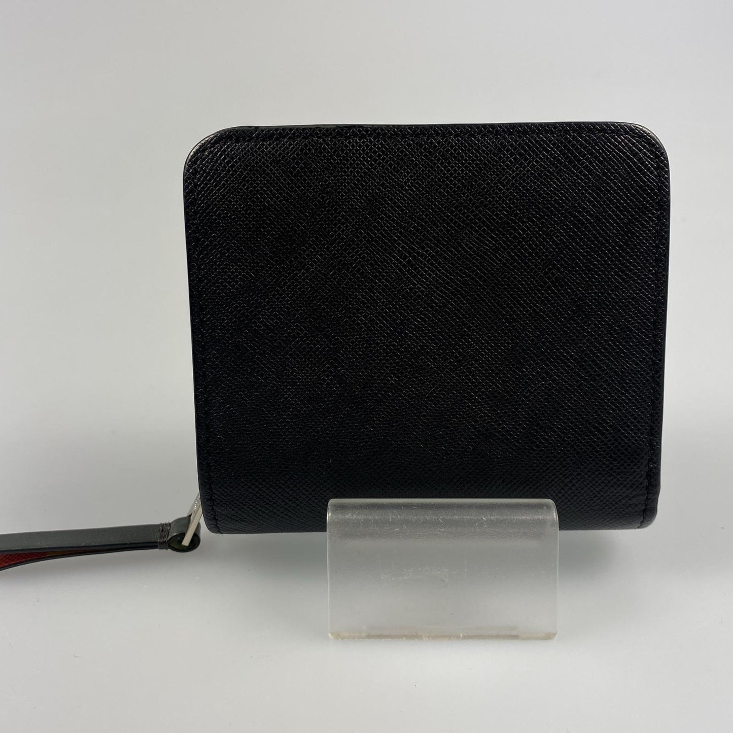 【中古】Paul Smith | ポール・スミス アーティストストライププラー 二つ折り財布 845011 ブラック