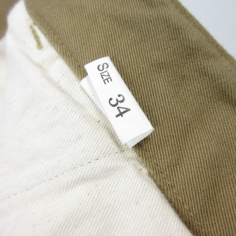 【中古】WORKERS | ワーカーズ Officer Trousers Regular Fit Type2 パンツ ベージュ サイズ:34