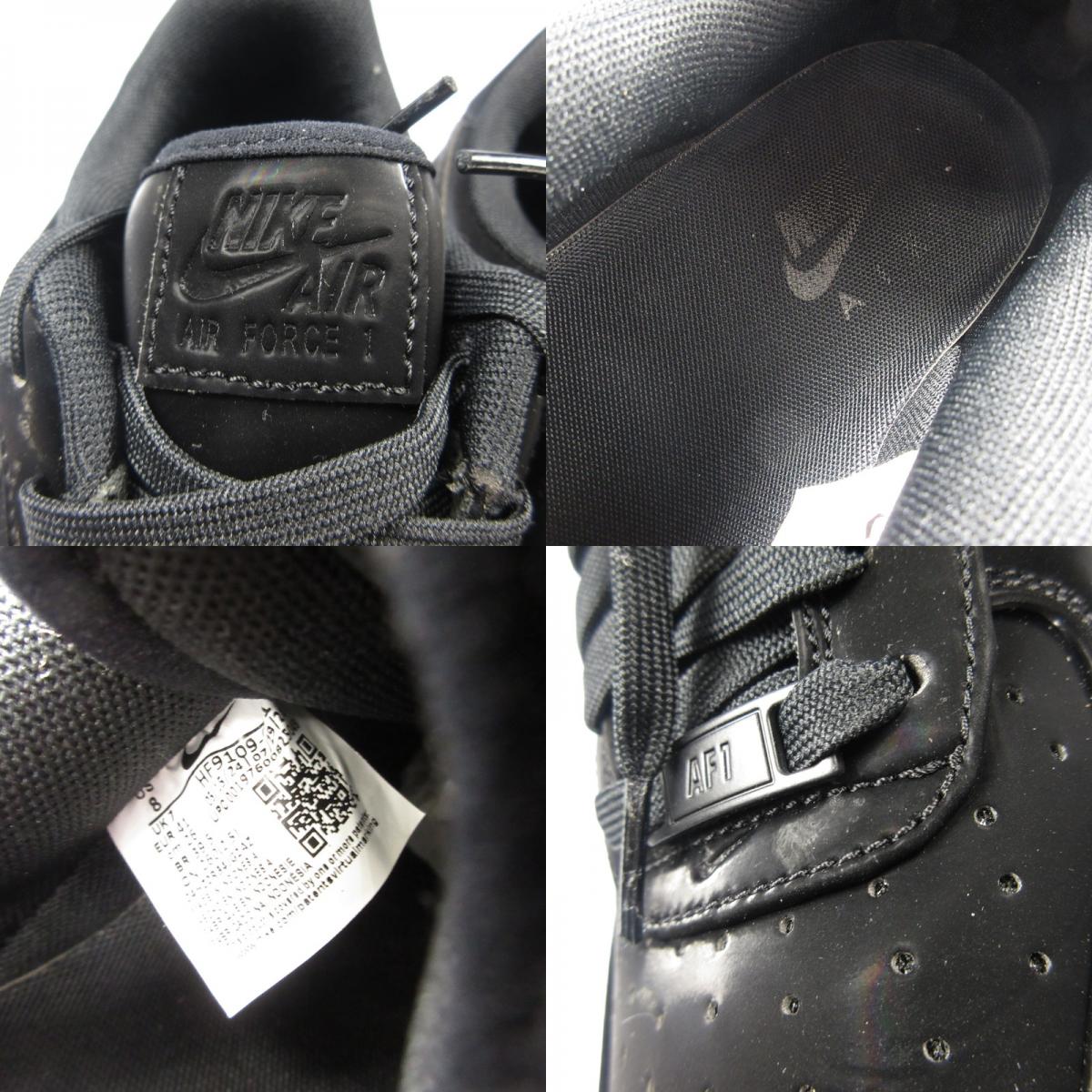 【中古】NIKE | ナイキ AIR FORCE 1 '07 LX 'VANTA BLACK' スニーカー HF9109-001 ブラック 26cm
