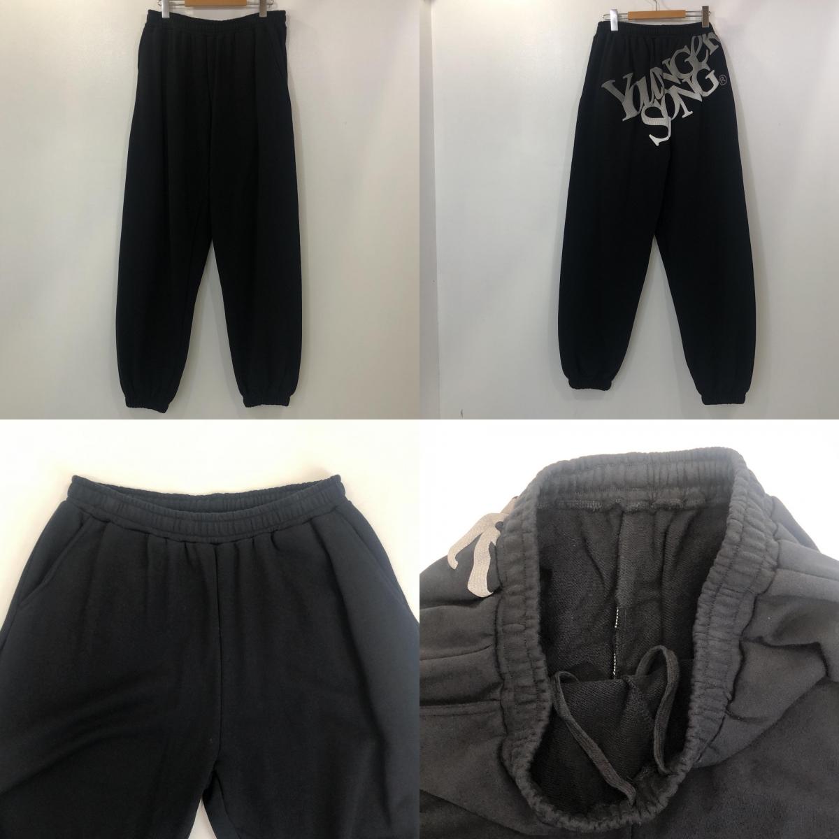 【中古】youngersong | ヤンガーソング Gradation universal logo special pack セットアップ YS1421 ブラック サイズ:L