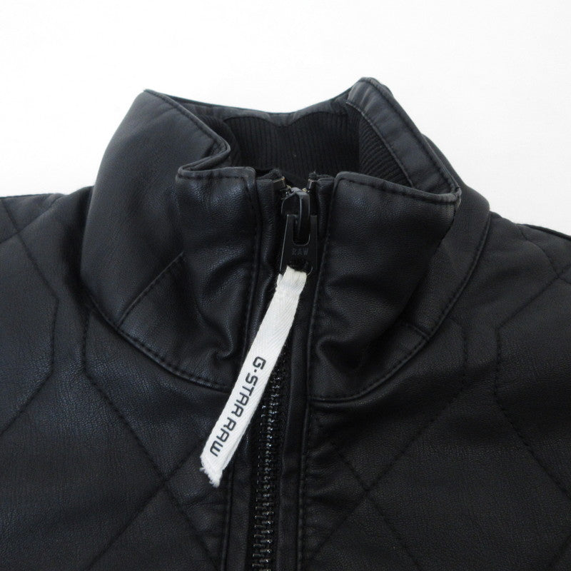 【中古】G-STAR | ジースター MEEFIC-R QLTY BOMBER ミリタリーコート D24726 ブラック サイズ:S