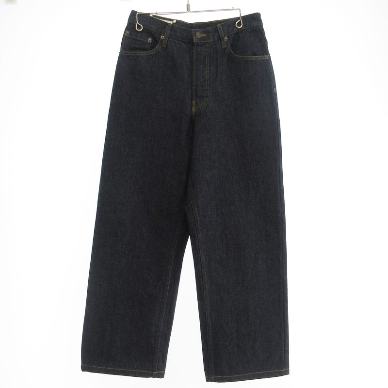 【中古】DRIES VAN NOTEN | ドリスヴァンノッテン PINE 1551 M.W.PANTS デニムパンツ 020927-1551-507 国内正規品 ネイビー