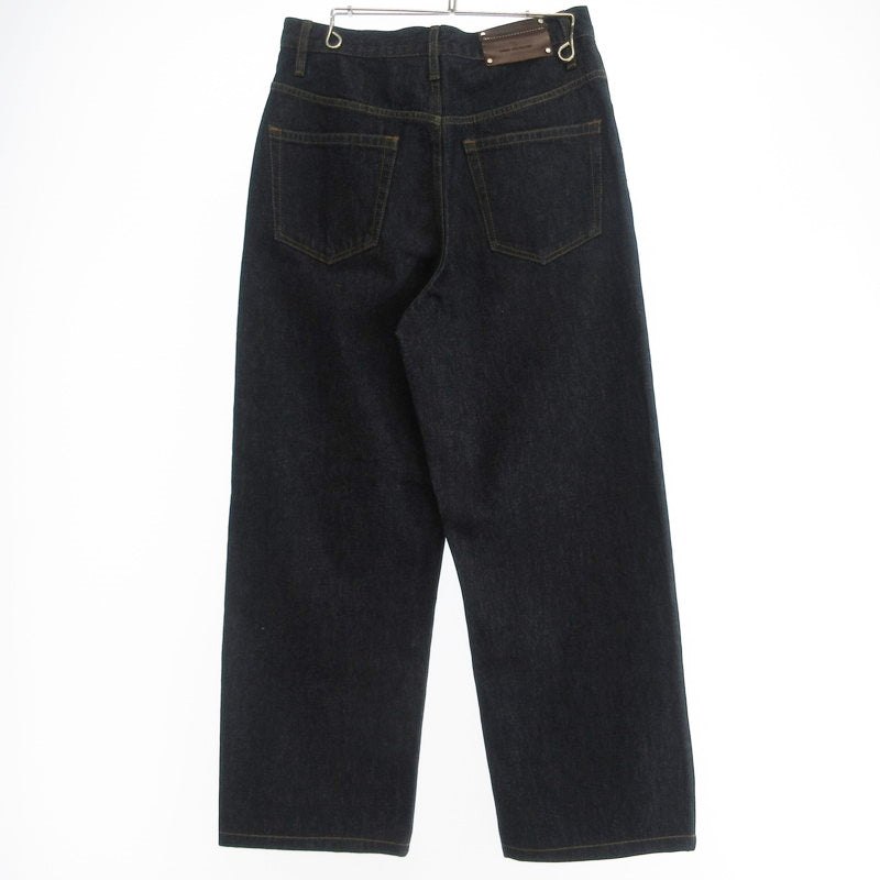 【中古】DRIES VAN NOTEN | ドリスヴァンノッテン PINE 1551 M.W.PANTS デニムパンツ 020927-1551-507 国内正規品 ネイビー