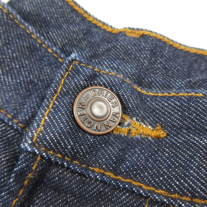 【中古】DRIES VAN NOTEN | ドリスヴァンノッテン PINE 1551 M.W.PANTS デニムパンツ 020927-1551-507 国内正規品 ネイビー