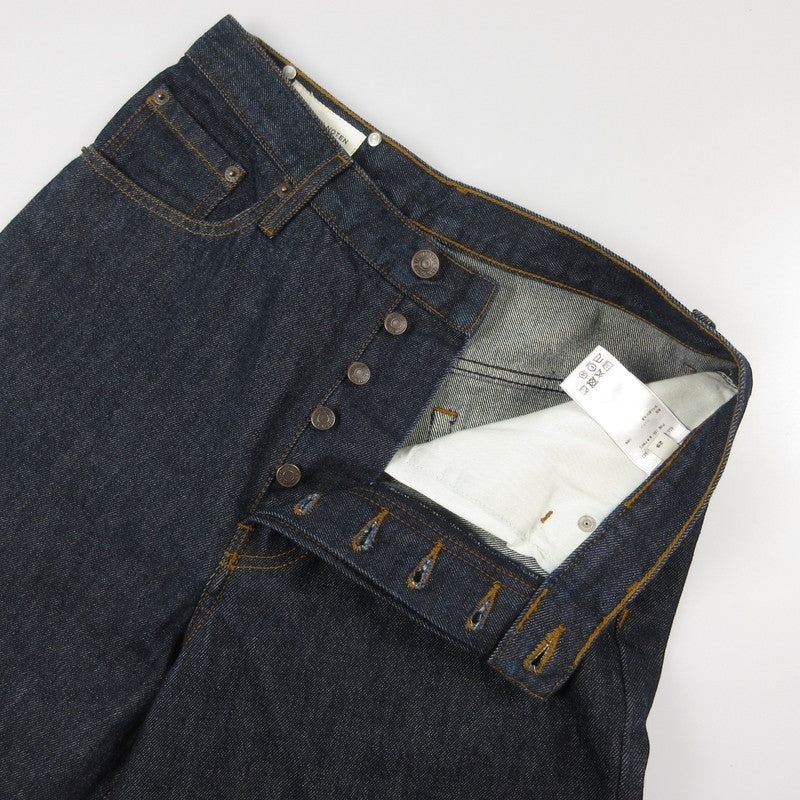 【中古】DRIES VAN NOTEN | ドリスヴァンノッテン PINE 1551 M.W.PANTS デニムパンツ 020927-1551-507 国内正規品 ネイビー