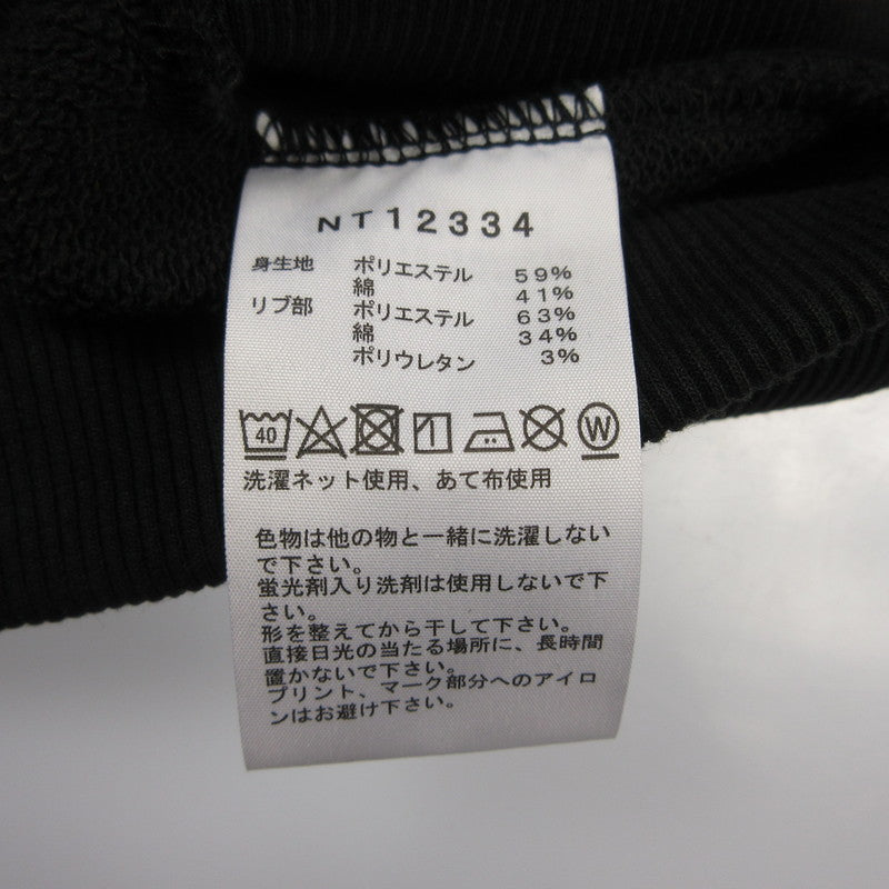 【中古】THE NORTH FACE | ザ・ノースフェイス HEATHER LOGO CREW SWEAT スウェット NT12334 ブラック サイズ:L