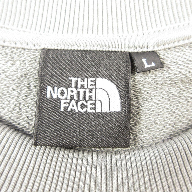 【中古】THE NORTH FACE | ザ・ノースフェイス HEATHER LOGO CREW SWEAT スウェット NT12334 チャコールグレー サイズ:L